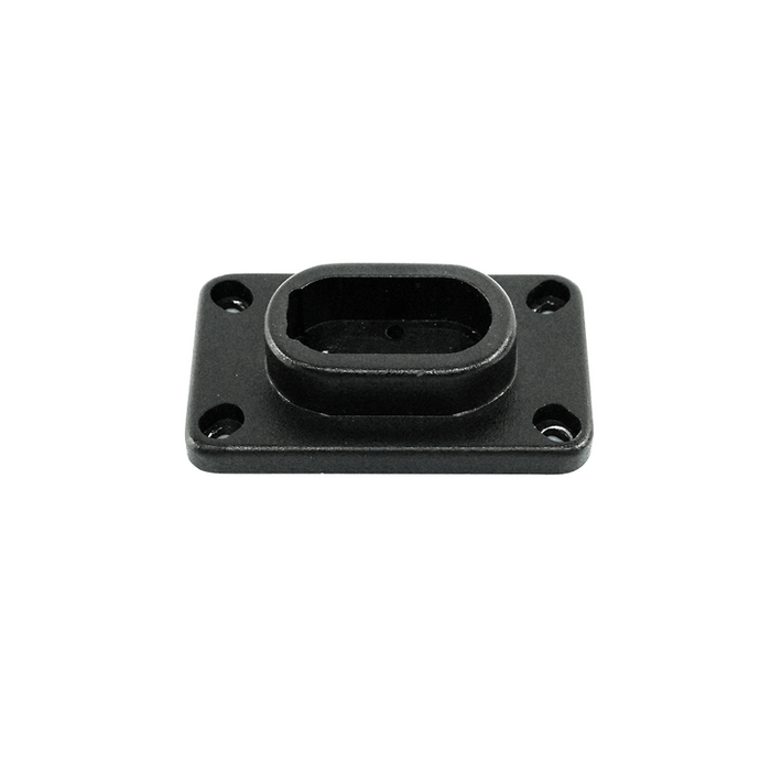 Microscope Track Stand Base Mount Adapter for Optical Breadboard, SKU SA02121101, three quarter front view