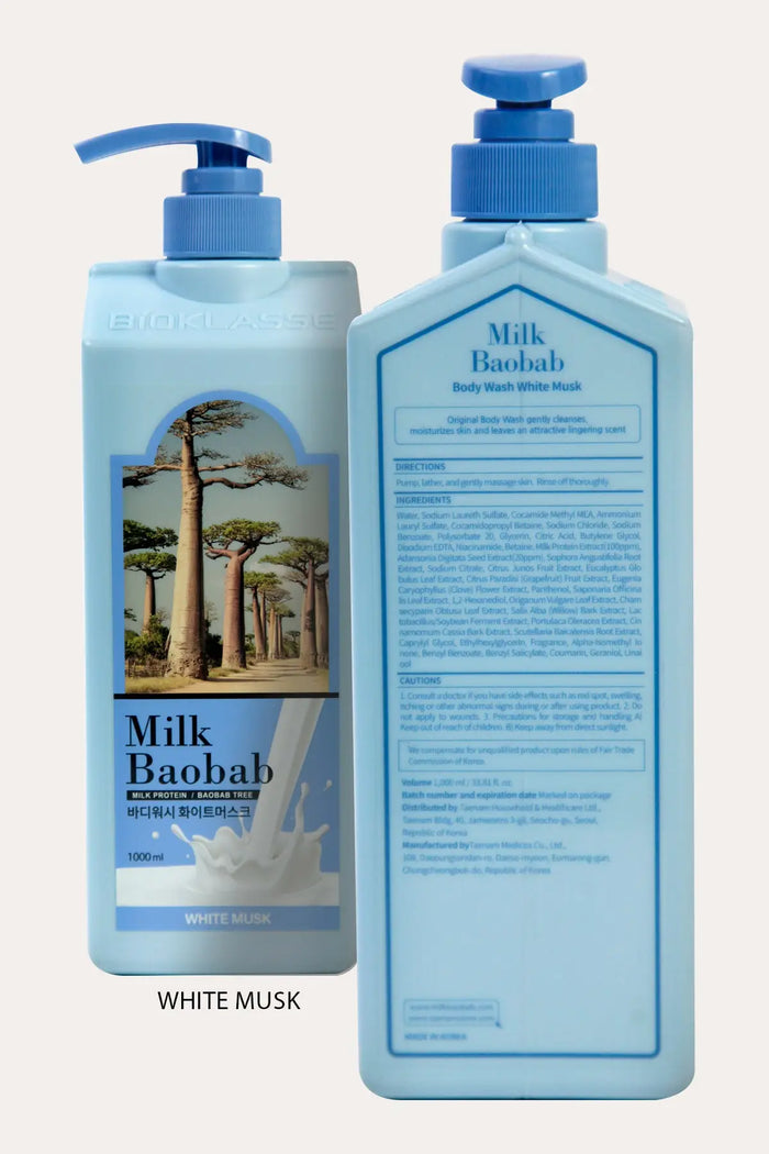 MILK BAOBAB BODY WASH 1000ml MILK BAOBAB