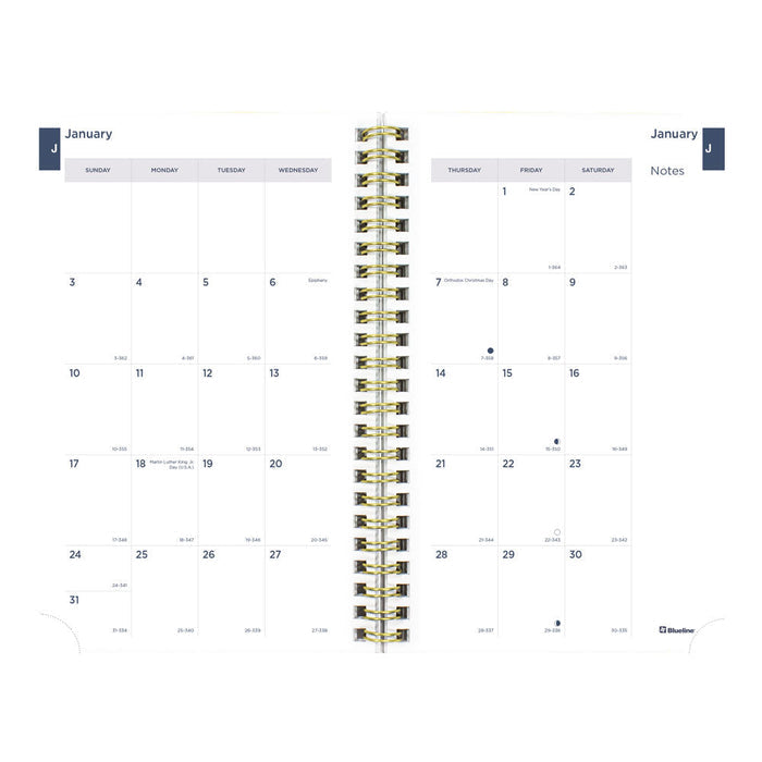 Blueline Minimalist Weekly/Monthly Planner, 2027, Assorted Designs C101PT.ASX-27