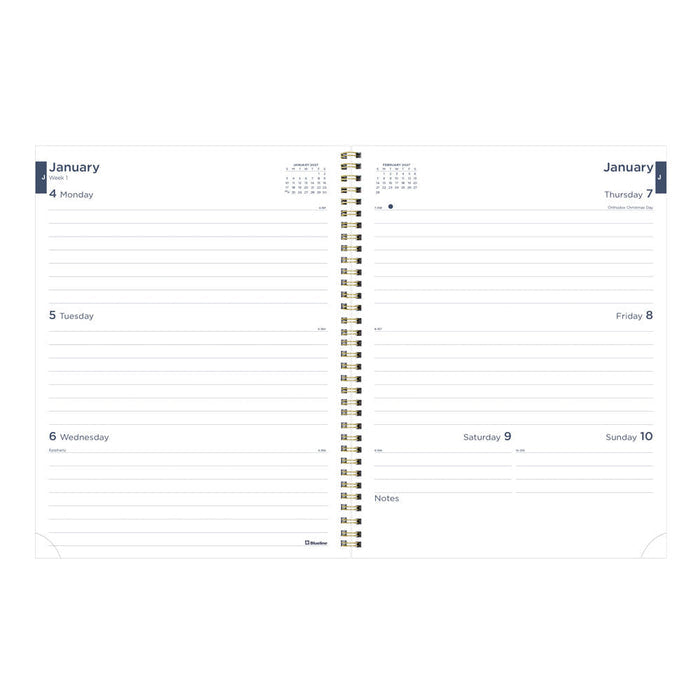 Blueline Minimalist Weekly/Monthly Planner, 2027, Assorted Designs C958PT.ASX-27