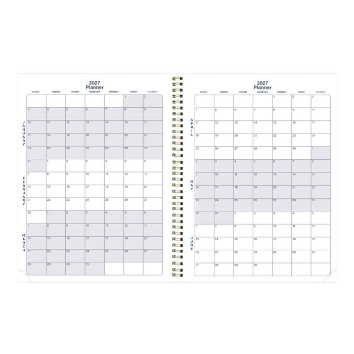 Blueline Minimalist Weekly/Monthly Planner, 2027, Assorted Designs C958PT.ASX-27