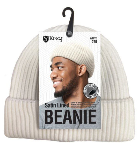 M&M Qfitt SATIN LINED BEANIE Single Piece- 6 COLORS - Palms Fashion Inc.