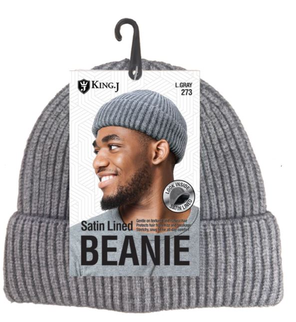 M&M Qfitt SATIN LINED BEANIE Single Piece- 6 COLORS - Palms Fashion Inc.