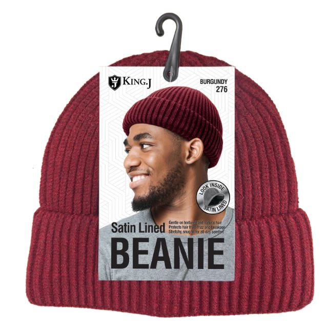 M&M Qfitt SATIN LINED BEANIE Single Piece- 6 COLORS - Palms Fashion Inc.