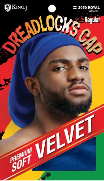 M&M Qfitt VELVET DREADLOK CAP [ASSORT- 6PC/PK] # K2050 - Palms Fashion Inc.