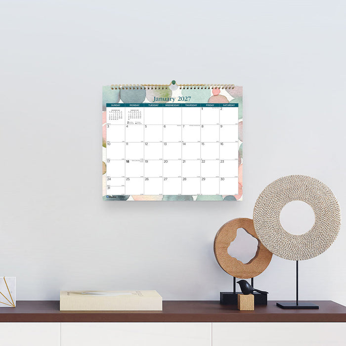 Monthly Wall Calendar, Splash, 2027 C171114-27 Blueline