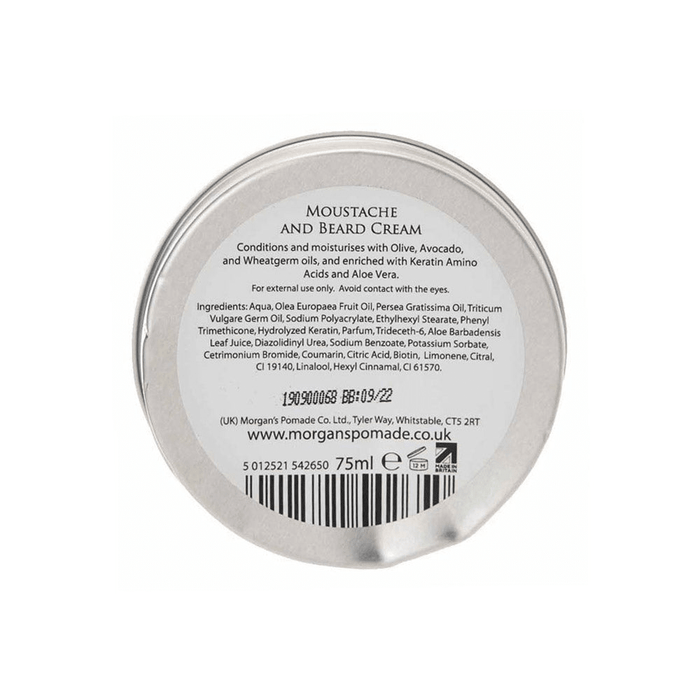 Morgan's Pomade Moustache & Beard Cream 75ml - Beauty Tribe