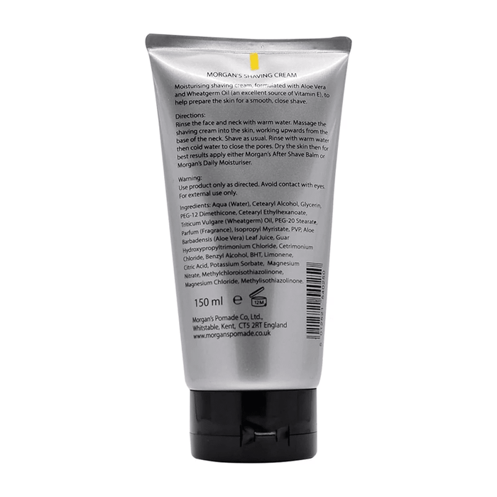 Morgan's Pomade Shaving Cream 150ml - Beauty Tribe