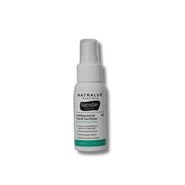 NatraSan Antibacterial Instant Hand Sanitiser with Aloe Vera & Cucumber Spray