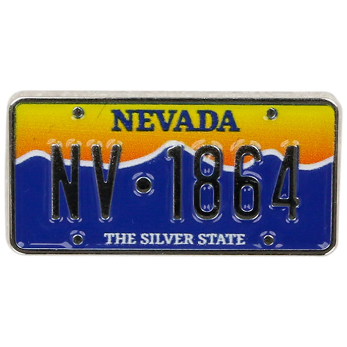 Nevada License Plate Hat Pin