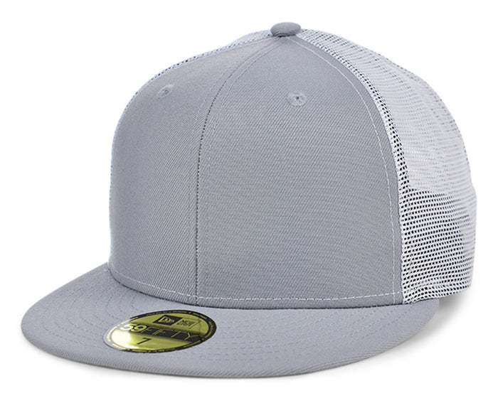 New Era Custom 59FIFTY Trucker - Grey/White