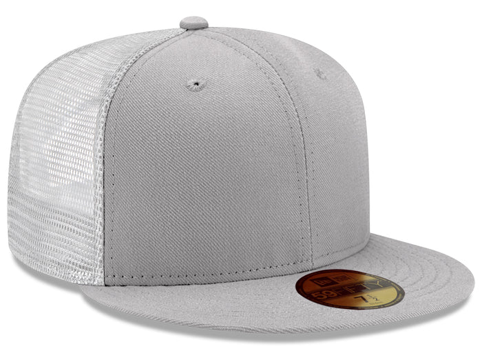 New Era Custom 59FIFTY Trucker - Grey/White