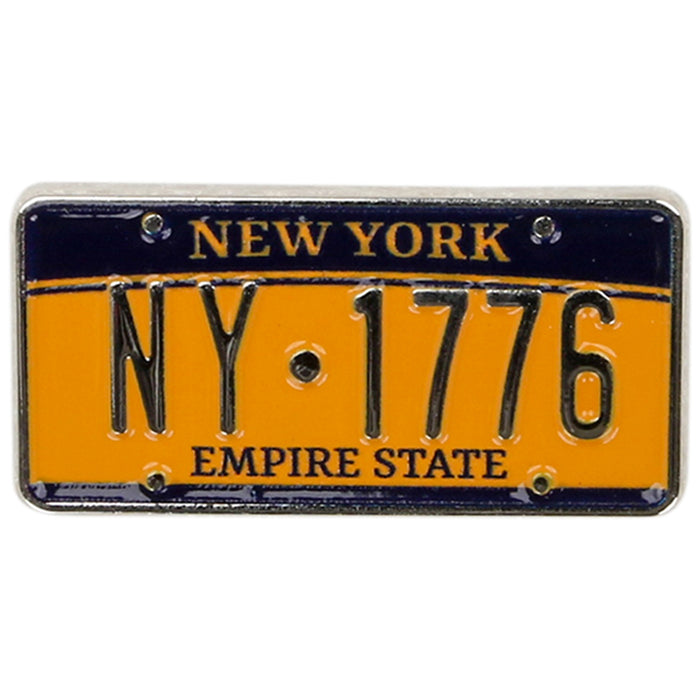 New York License Plate Hat Pin