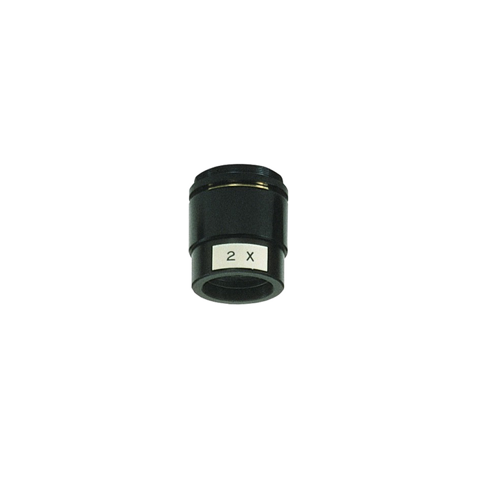 Objective Working Distance 67mm 2X Objective, SKU Mitutoyo-176-138, three quarter front view