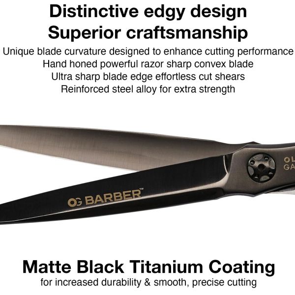 Olivia Garden Barber Shears Intro Kit - 5.75" Shear & 30-Teeth Thinner # OGB-C01 - Palms Fashion Inc.
