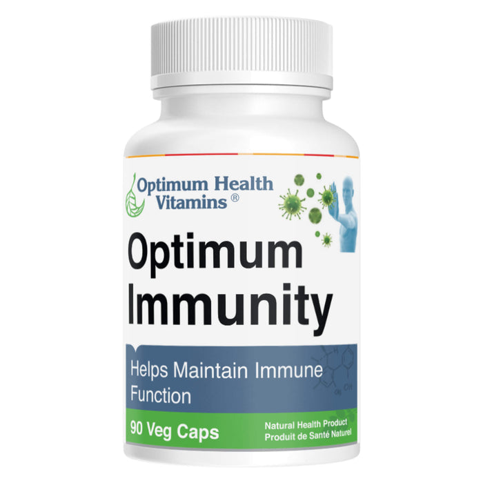 Bottle of Optimum Health Vitamins Optimum Immunity 90 Veg Caps