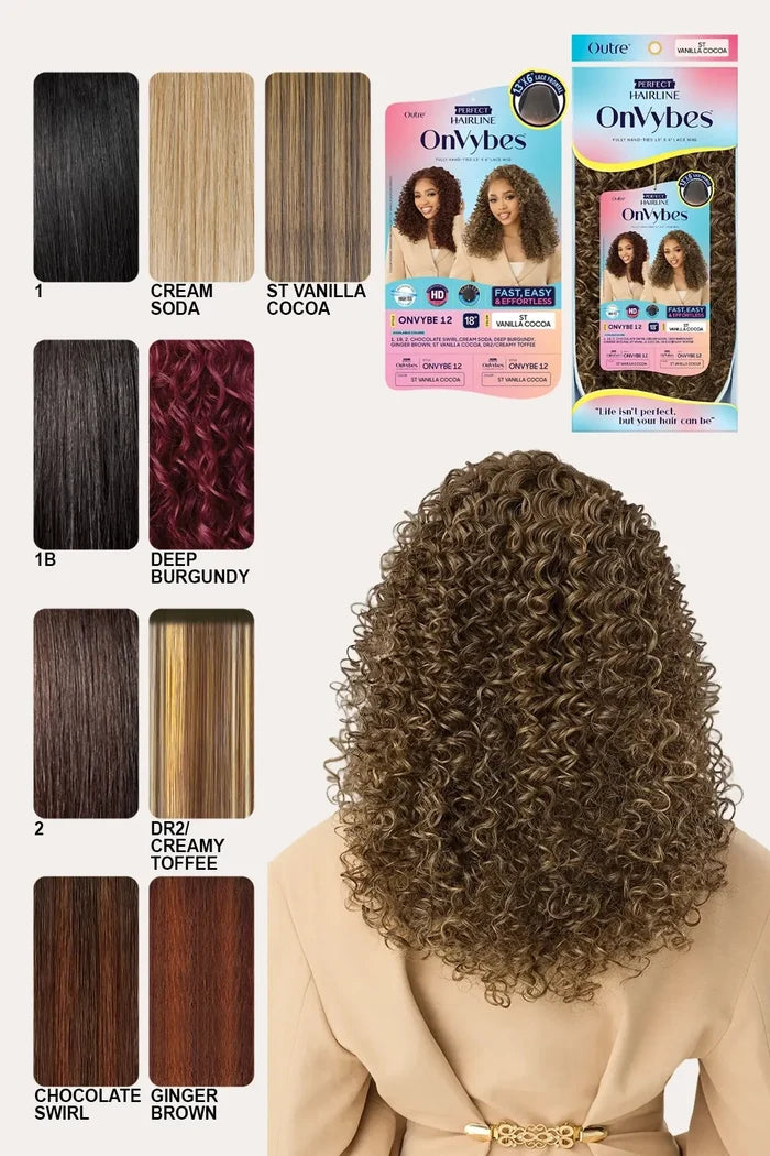 OUTRE PERFECT HAIRLINE 13X6 HD LACE FRONTAL WIG -ONVYBE 12 OUTRE