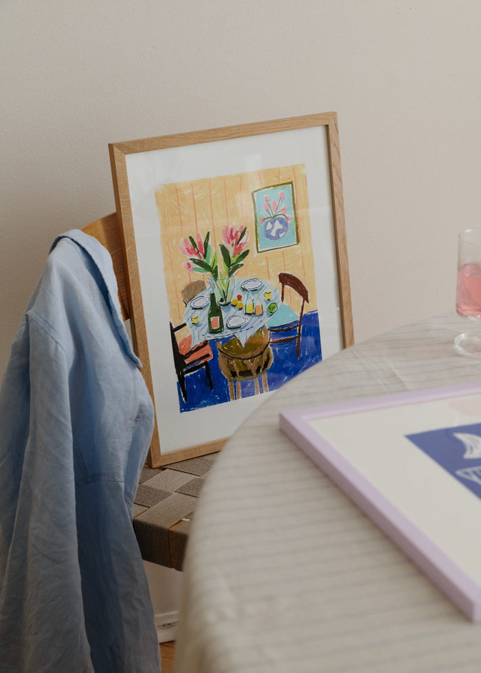 Pastel Table by Laura Page