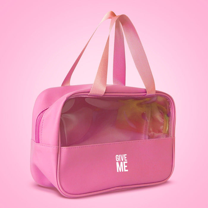 Pink Cosmetic & Toiletry Travel Bags - Give Me Cosmetics