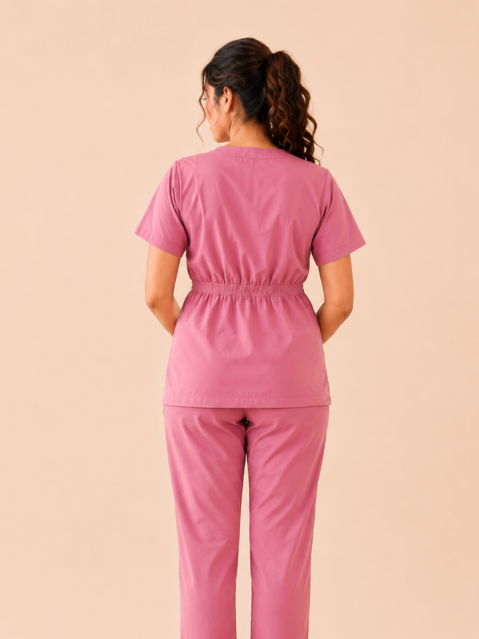 PINK MATERNITY SCRUB FOR WOMEN