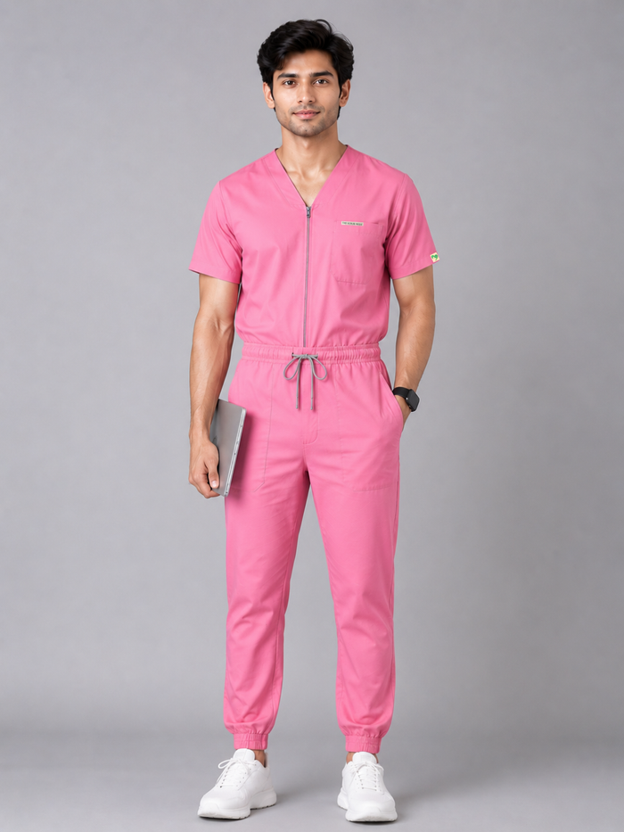 PINK SWASTHYA SUTRA JOGGER JUMPSUIT FOR MEN