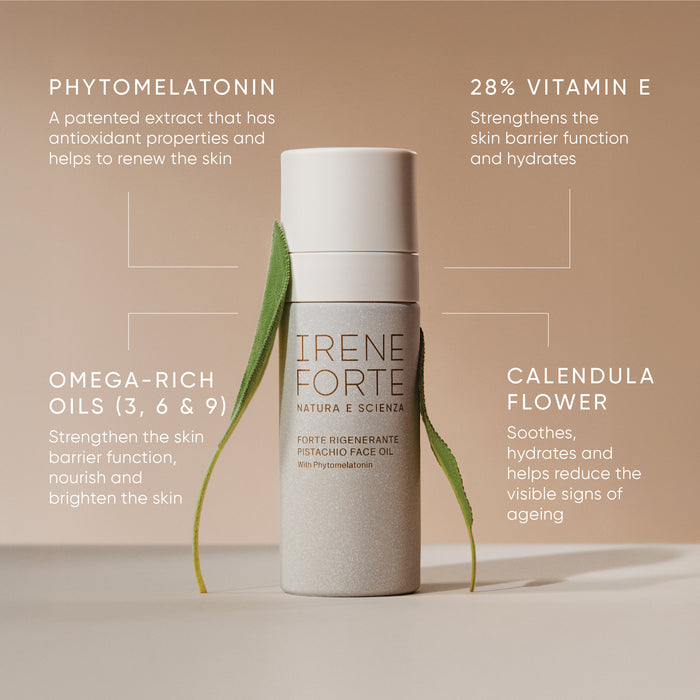 Irene Forte-Pistachio Face Oil With Phytomelatonin-Skincare-IreneForteSkincarePistachioFaceOil2-The Detox Market |