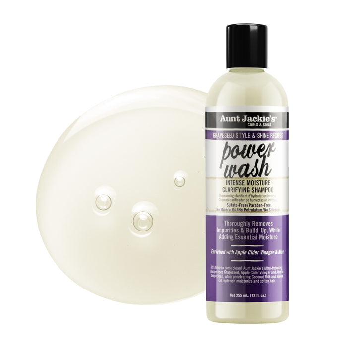 Power Wash Intense Moisture Clarifying Shampoo For Curls & Coils
