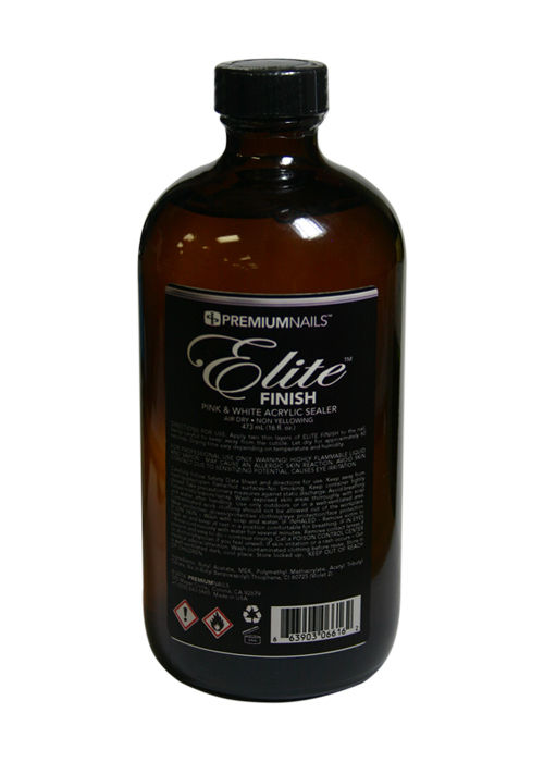 Premiumnails Elite Finish (Pink & White Acrylic Sealer - Airdry)  16 fl. oz