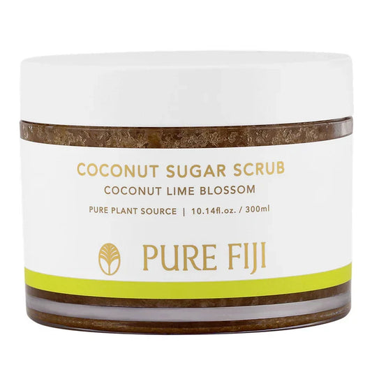 Pure Fiji Coconut Sugar Scrub (10oz/300ml) - Coconut Lime Blossom
