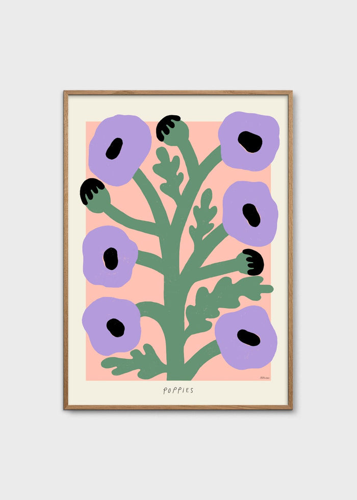 Purple Poppies by Madelen Möllard