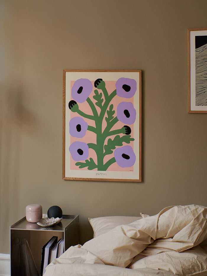 Purple Poppies by Madelen Möllard