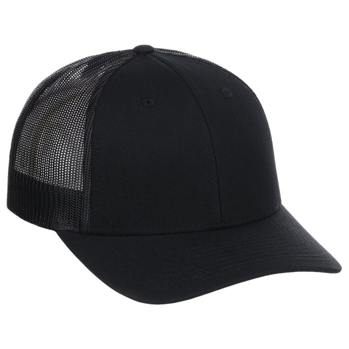 Richardson 112 Trucker - Black/Black