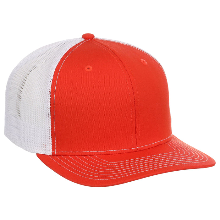 Richardson 112 Trucker - Orange/White
