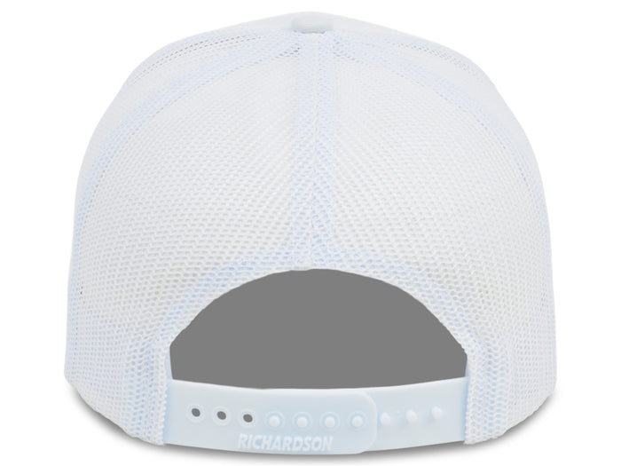 Richardson 112 Trucker - White/White