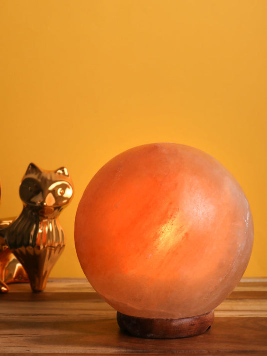 Salt Lamp Ball Shape 2-3kg | One Colour-Image 1