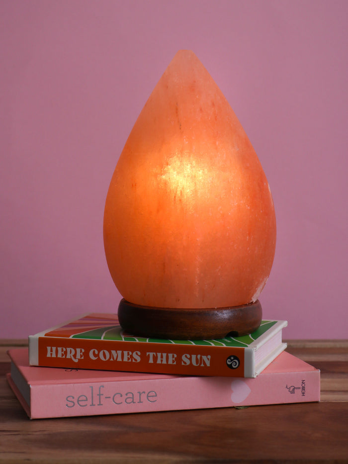 Salt Lamp Teardrop Shape 2-3kg | One Colour-Image 1