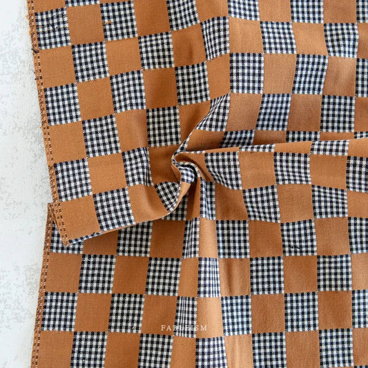 Sandalwood- Checkmate- Fat Quarter