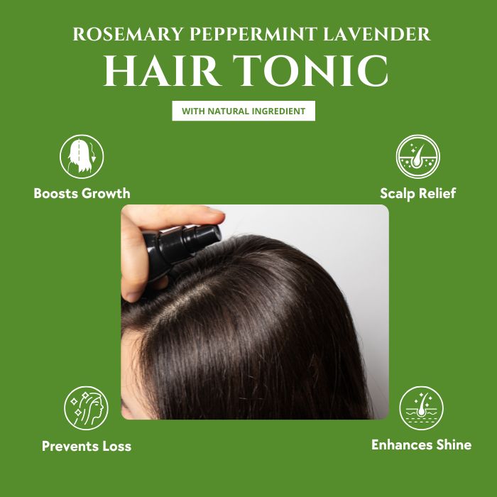 Scalp Revive Tonic | Rosemary | Peppermint | Lavender | Stimulate | Strengthen | Refresh