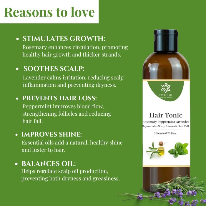 Scalp Revive Tonic | Rosemary | Peppermint | Lavender | Stimulate | Strengthen | Refresh