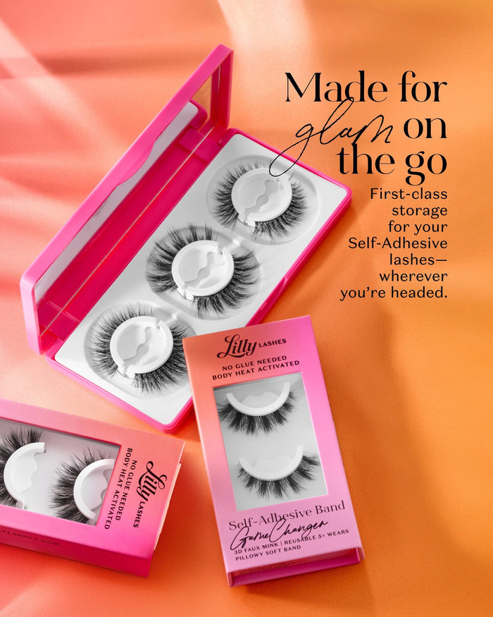 Self-Adhesive Lash Travel Compact