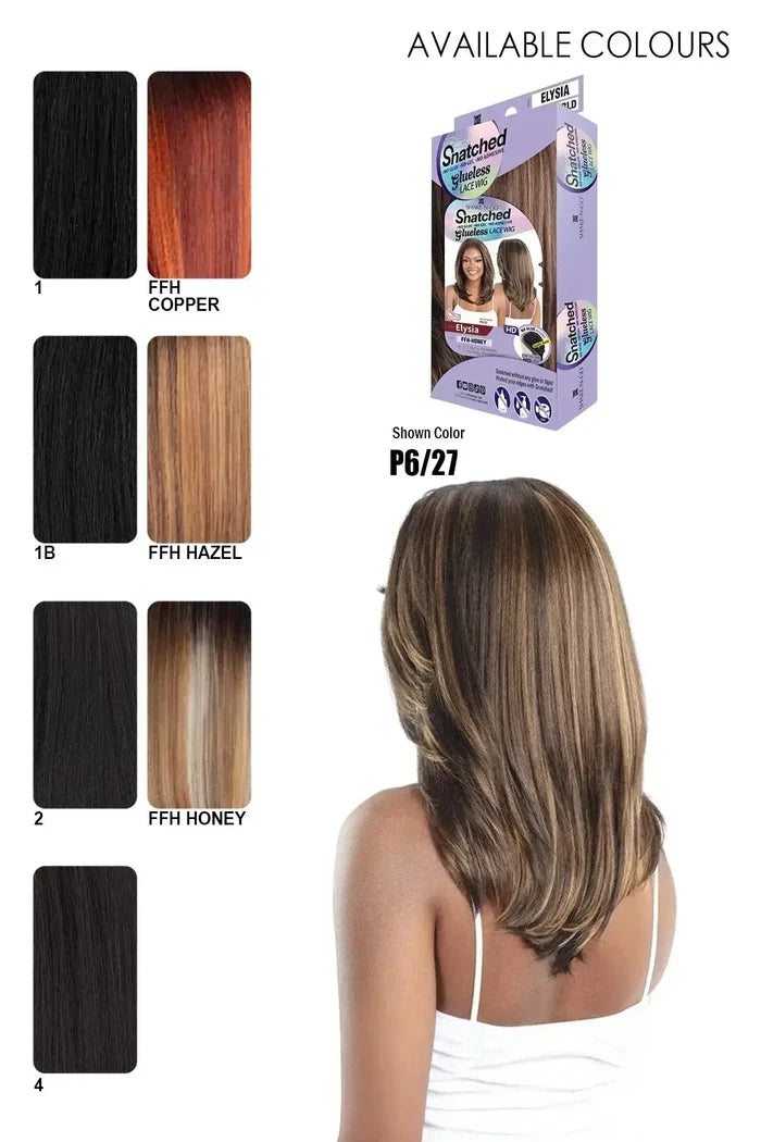 SHAKE N GO SNATCHED GLUELESS WIG 5" HD DEEP PARTING LACE - ELYSIA SHAKE N GO