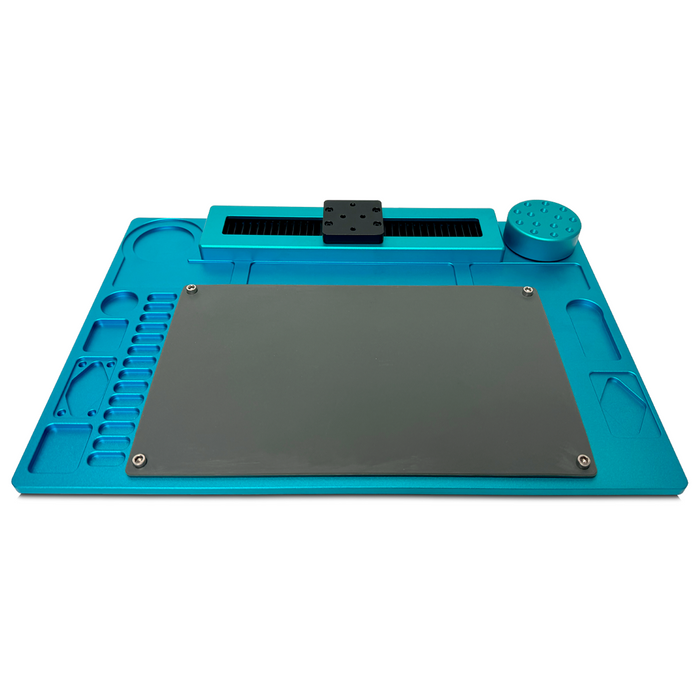 Solder Pad Sliding Base Workstation, SKU SA02191102, three quarter front view