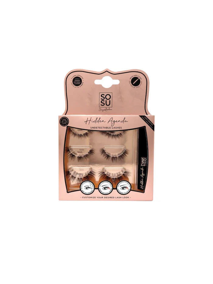 SOSU - HIDDEN AGENDA Lashes - Longer Length