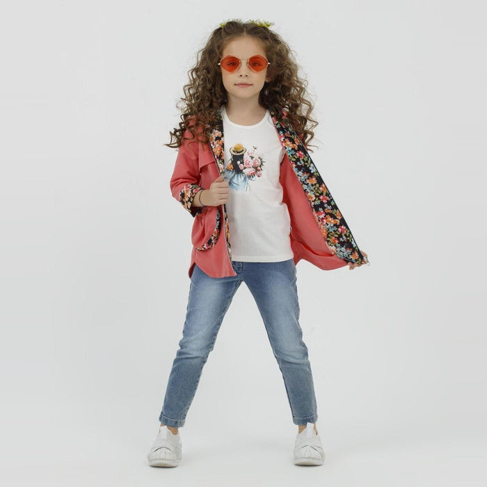 Spring Bloom Girls Casual Set