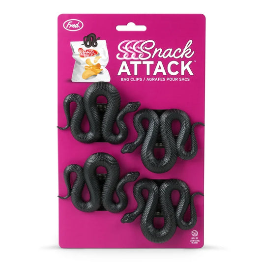Ssssnack Attack - Snake Bag Clips (Set of 4)