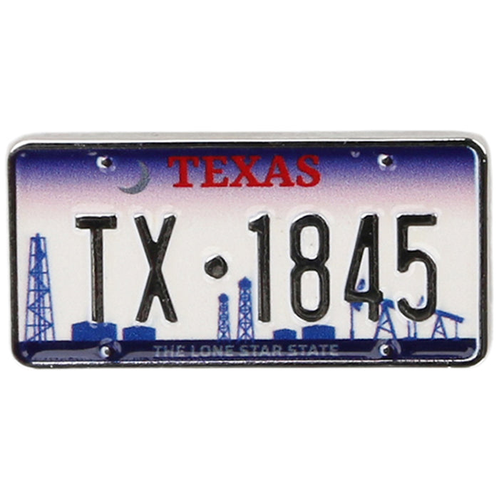 Texas License Plate Hat Pin