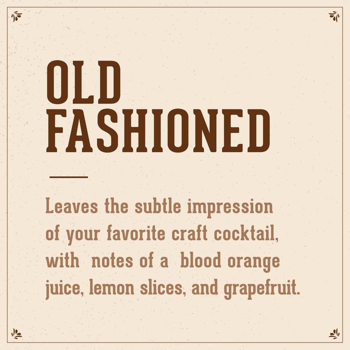 1821 Man Made Lip Balm; Old Fashioned flavor.  It leaves a subtle impression of your favorite craft cocktail, with notes of blood orange juice, lemon slices and grapefruit.