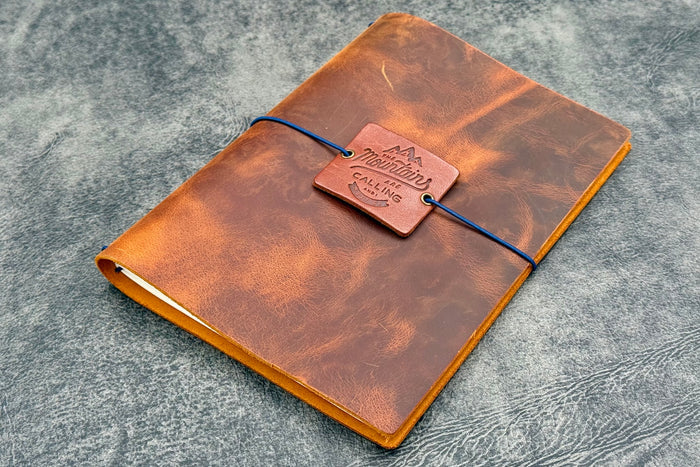 Traveler's Notebook Leather Cover - Crazy Horse Brown