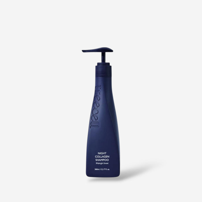 Treecell Night Collagen Shampoo Midnight Forest 360ml شامبو تريسيل نايت كولاجين ميدنايت فورست - Princess Cosmetics Qatar
