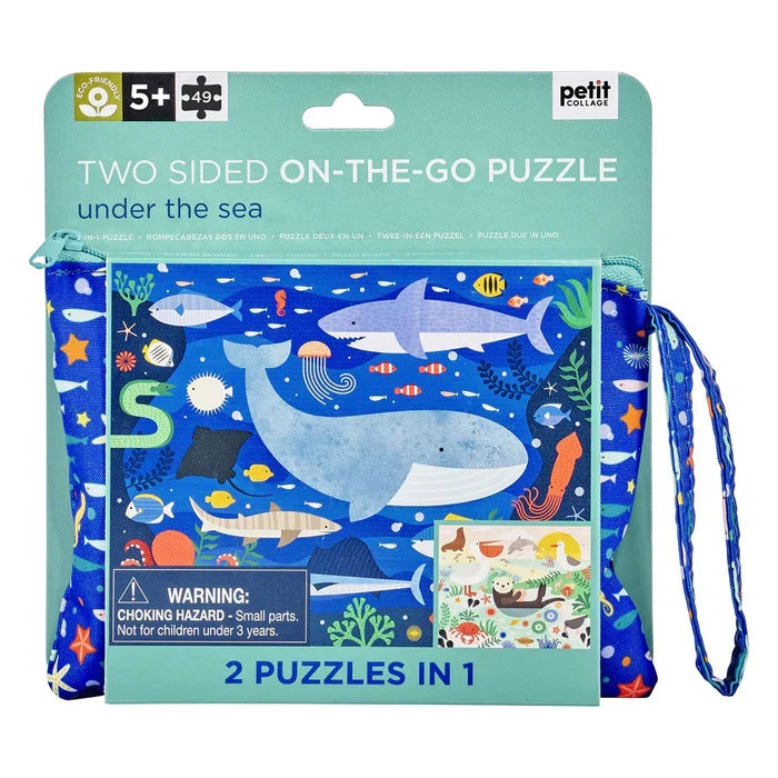 Two-Sided On-the-Go Puzzle | Under the Sea